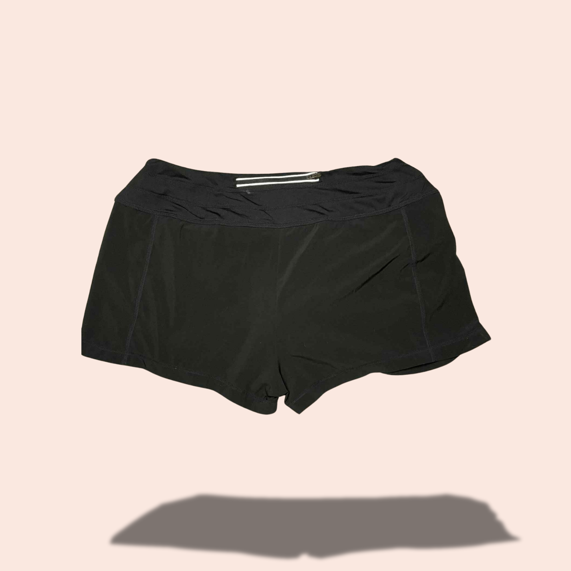 (SIZE LARGE) Athleta Black Loose Fit Running Shorts