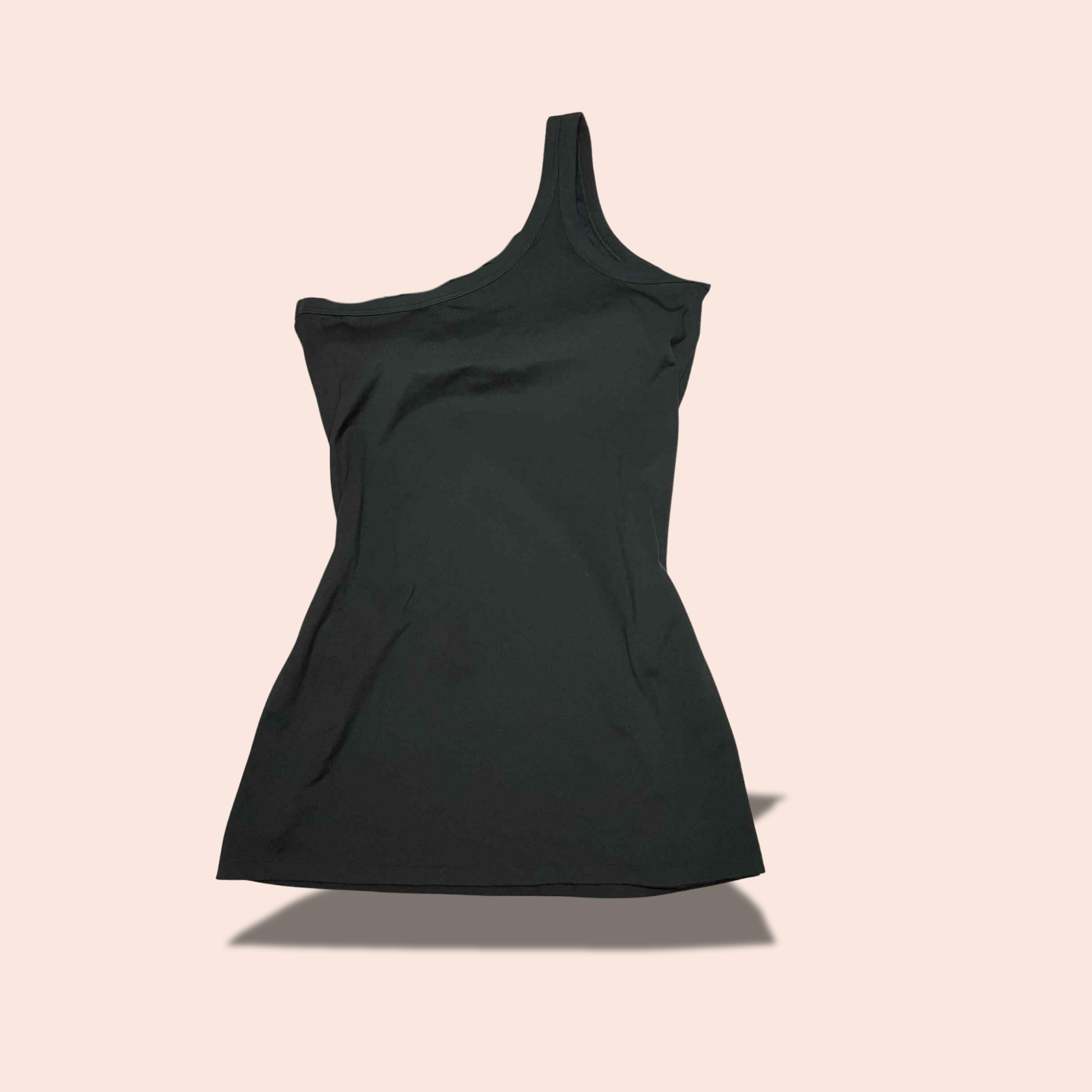 (SIZE MEDIUM) Old Navy Active Black One-Shoulder Sports Dress