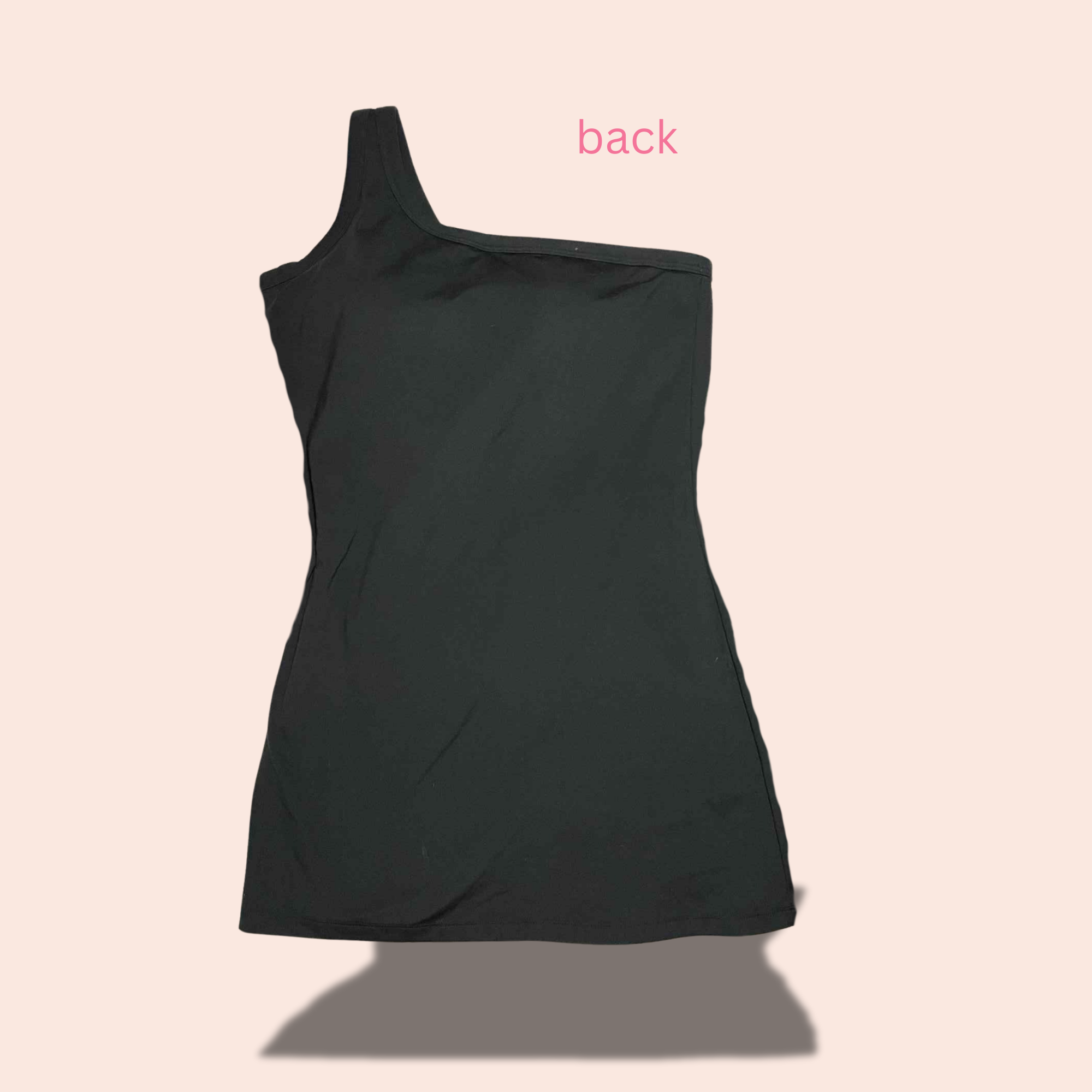 (SIZE MEDIUM) Old Navy Active Black One-Shoulder Sports Dress