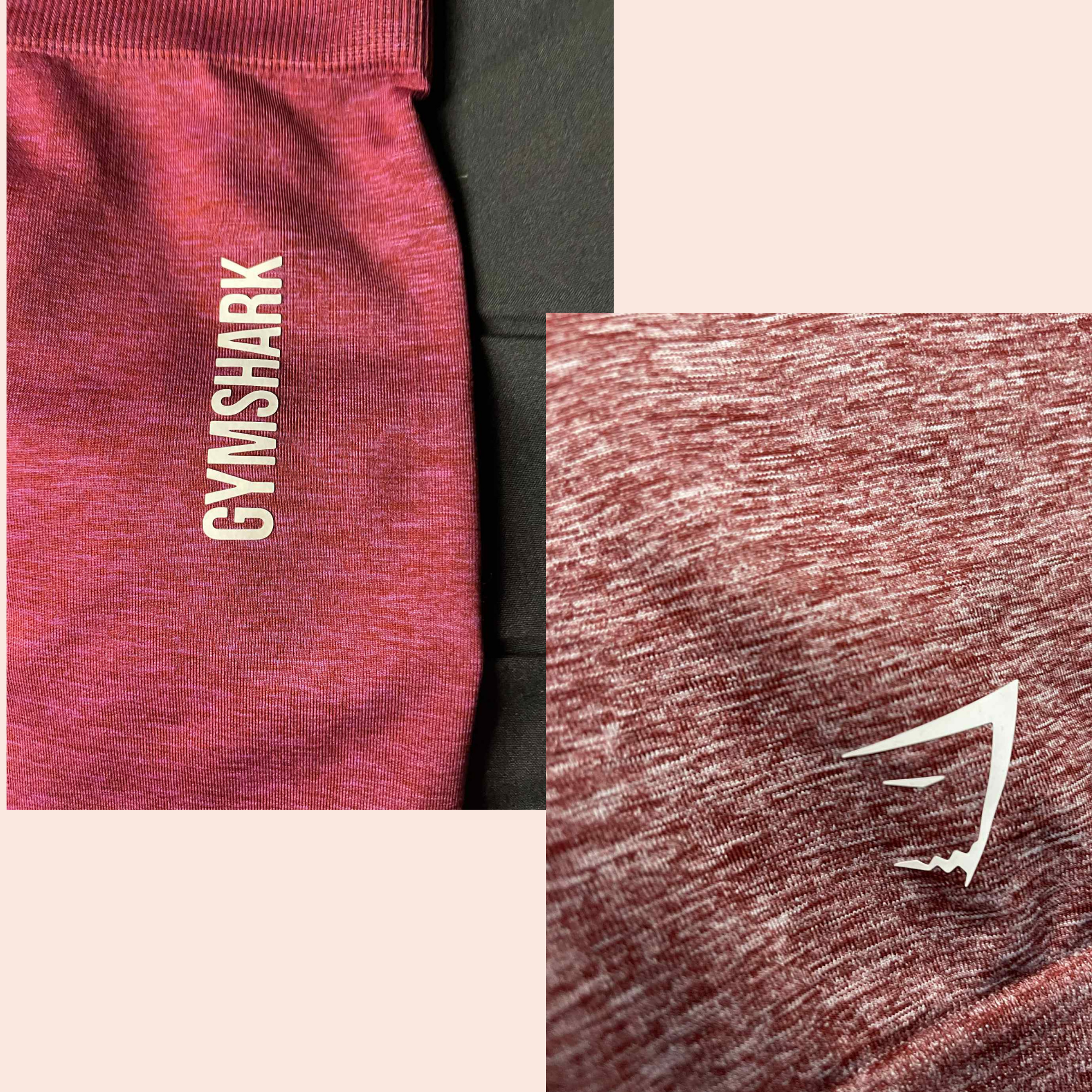 (SIZE MEDIUM) Gymshark Ombre Seamless Leggings - Berry Pink