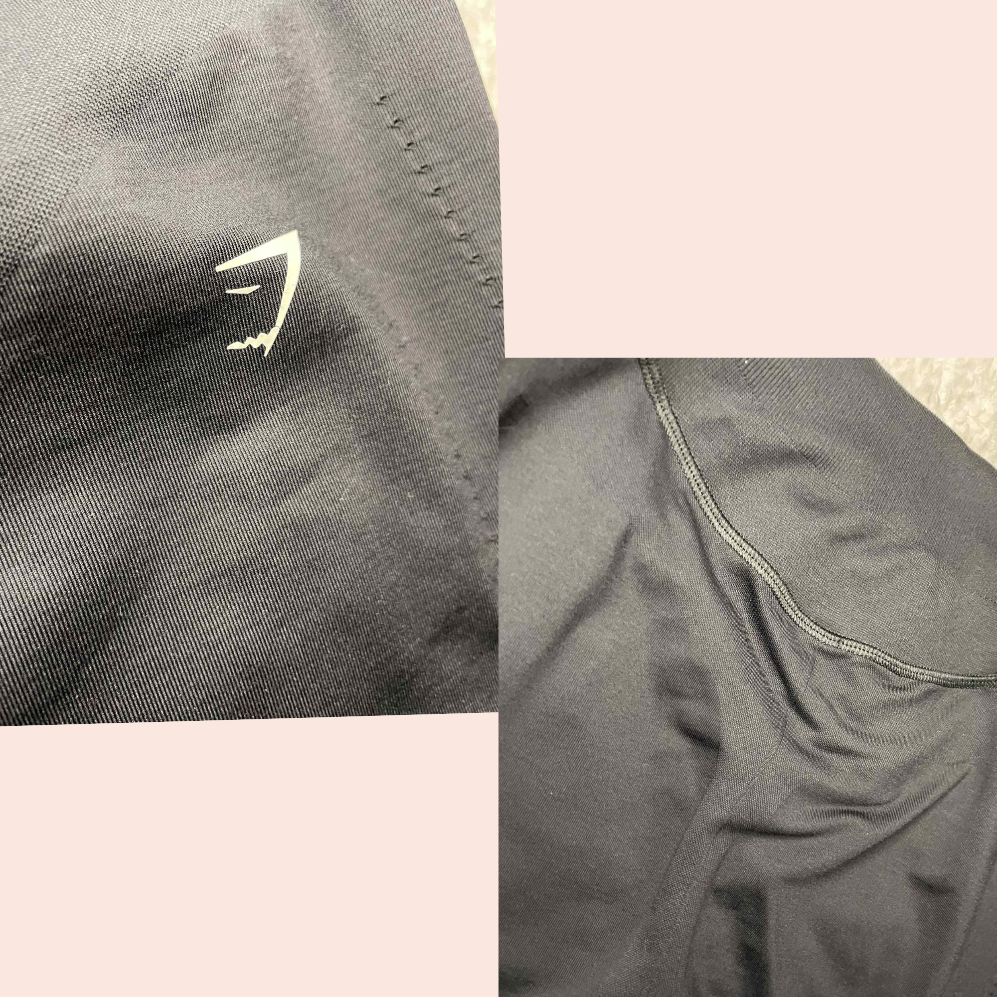 (SIZE MEDIUM) Gymshark Scrunch Leggings – Black