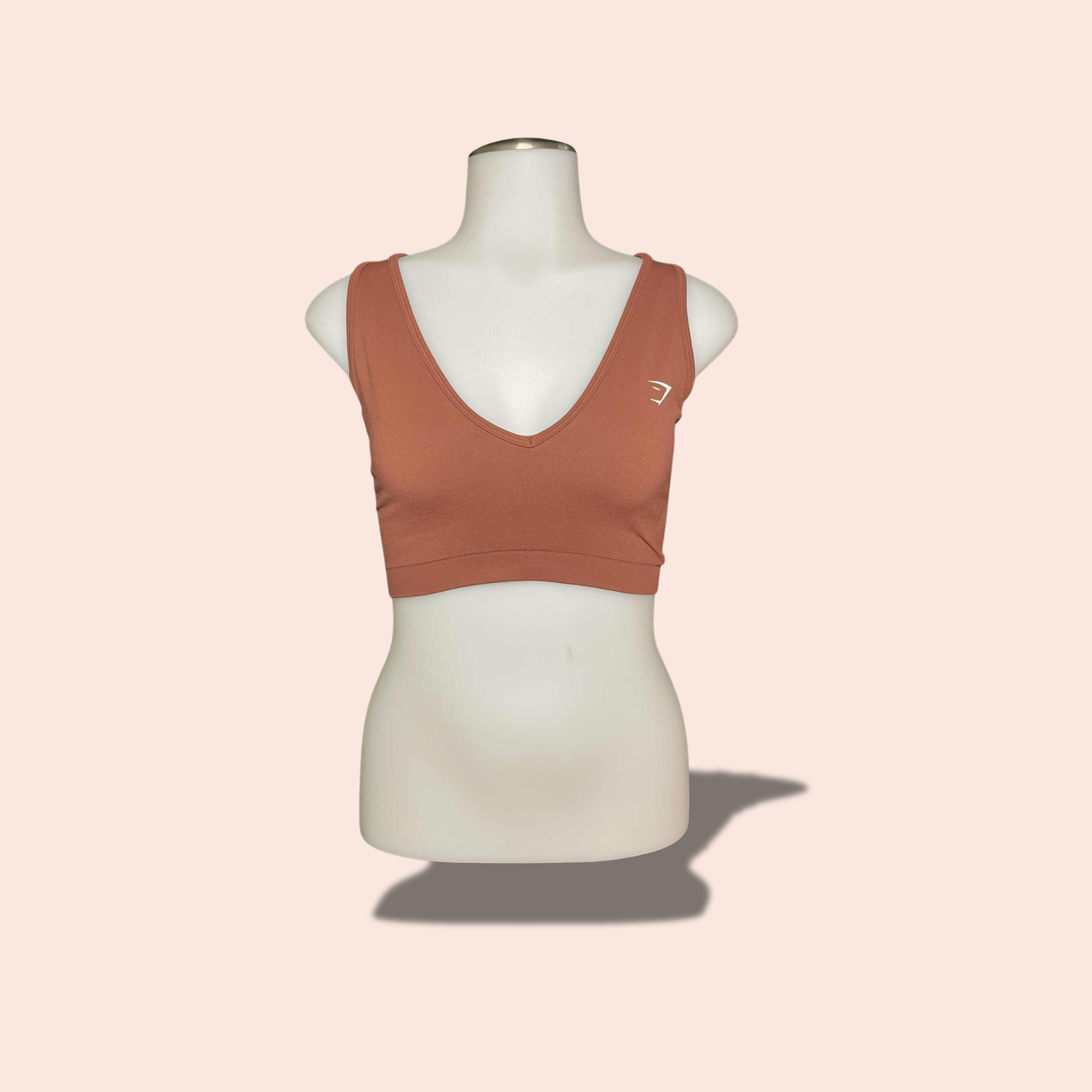 (Size LARGE) Terracotta Gymshark Everyday Scoop Bra