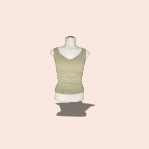 (SIZE 8) PrettyLittleThing Seamless V-Neck Tank – Sage
